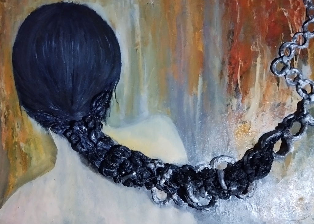 Woman In Braided Chains