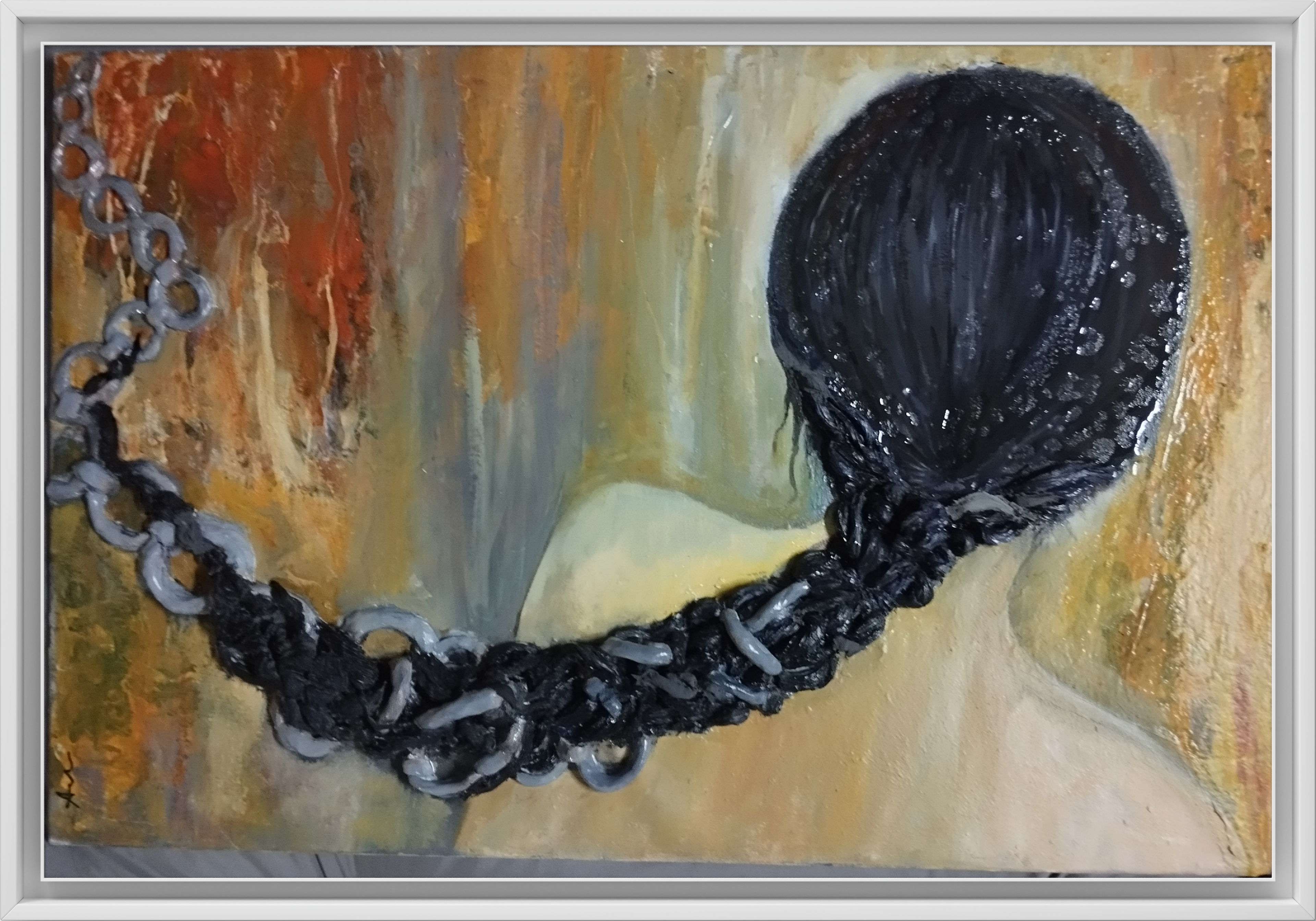 Woman In Braided Chains